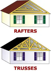 trusses vs rafters