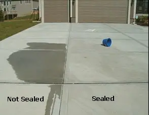 concrete sealing | before and after sealing concrete