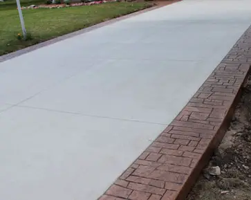 stamped concrete driveways