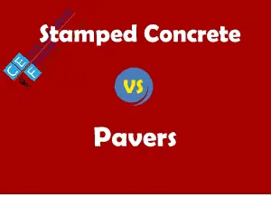 Pavers vs stamped concrete